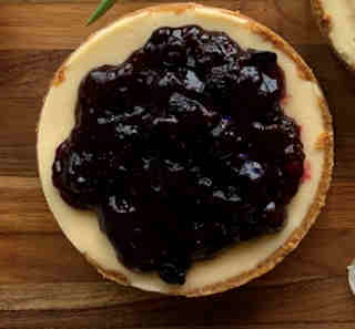 Haskap Berry & Lemon Cheesecake
